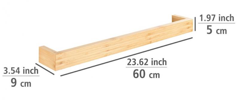 Wenko Bambusa håndklædestang 60 cm - Bambus Wenko Bambusa håndklædestang 60 cm - Bambus