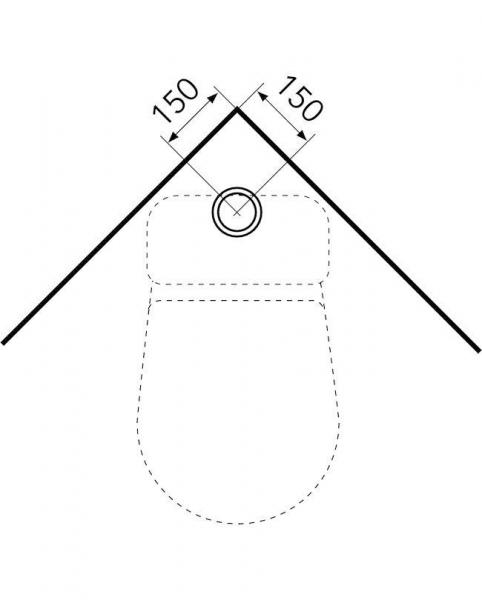 Gustavsberg Nautic 1546 toilet m/Hygienic Flush - H&oslash;j model