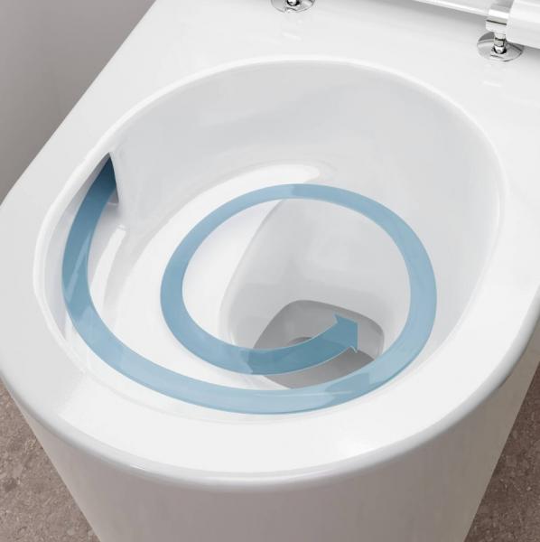 hansgrohe EluPura S væghængt toilet inkl. sæde, AquaHelix og SmartClean hansgrohe EluPura S væghængt toilet inkl. sæde, AquaHelix og SmartClean