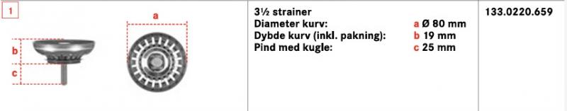 Franke Strainer manuel