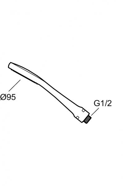 Mora Cera S5 h&aring;ndbruser &Oslash;95 mm - 10 l/min