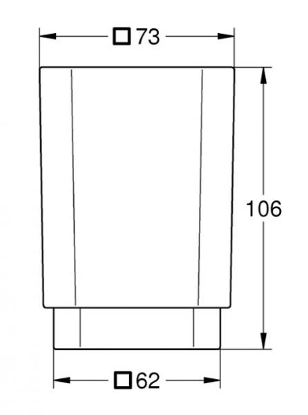 Grohe Selection Cube glas Grohe Selection Cube glas