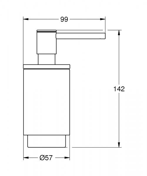 Grohe Selection sæbedispenser - Steel Grohe Selection sæbedispenser - Steel