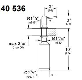 Grohe Contemporary sæbedispenser til køkkenvask - Krom Grohe Contemporary sæbedispenser til køkkenvask - Krom
