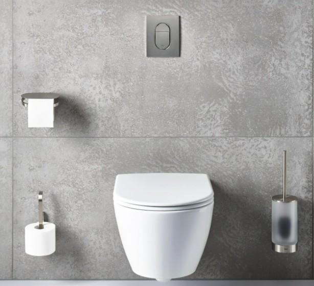 Grohe Selection toiletb&oslash;rste til v&aelig;g - Krom