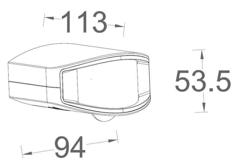 Lutec Security Torus sensor til udendørslampe Lutec Security Torus sensor til udendørslampe