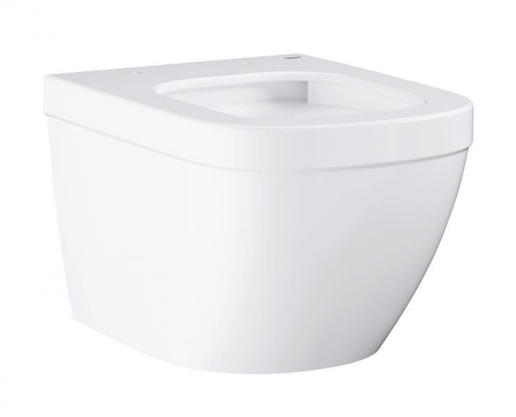 Grohe Euro kompakt Rimless toiletpakke inkl. sæde m/soft-close, lav cisterne og krom betjening Grohe Euro kompakt Rimless toiletpakke inkl. sæde m/soft-close, lav cisterne og krom betjening