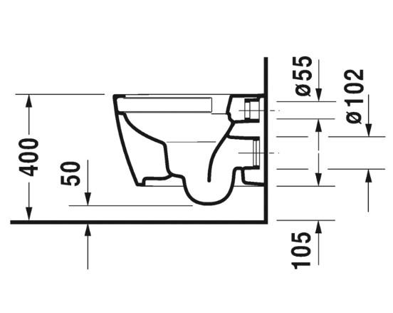 Duravit Me by Starck Compact Rimless - Hvid Mat m/wondergliss toiletpakke inkl. s&aelig;de m/soft-close, mellem cisterne og hvid betjening