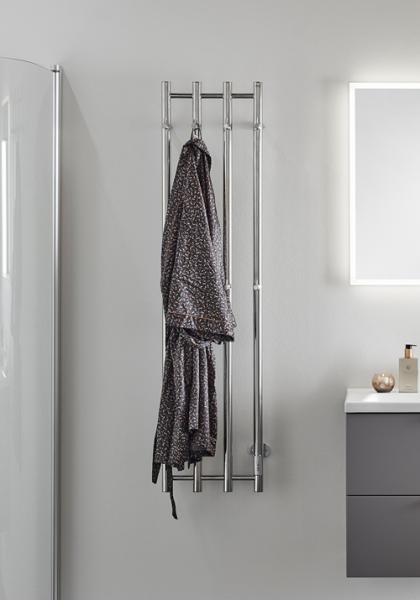 Hafa Grace håndklædetørrer - 34x140 cm - Rustfrit stål Hafa Grace håndklædetørrer - 34x140 cm - Rustfrit stål