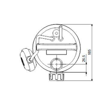 Grundfos Unilift CC5-A1 dykpumpe med niveauvippe Grundfos Unilift CC5-A1 dykpumpe med niveauvippe