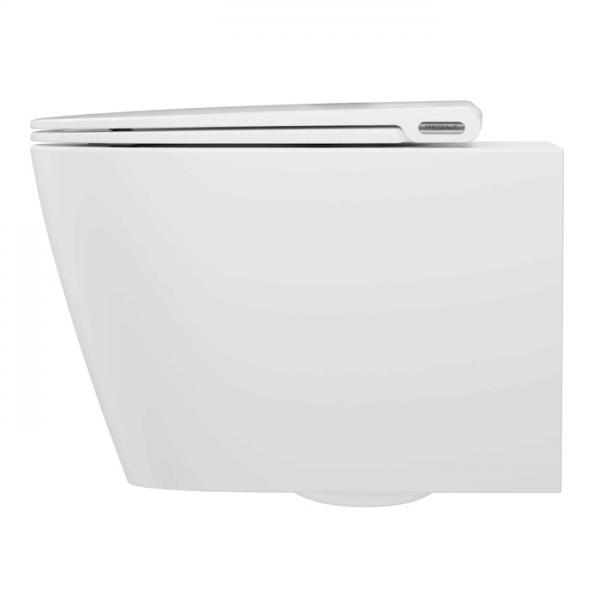 Pressalit Trend væghængt toilet m/Circular Flush og Pressalit Style D2 sæde Pressalit Trend væghængt toilet m/Circular Flush og Pressalit Style D2 sæde