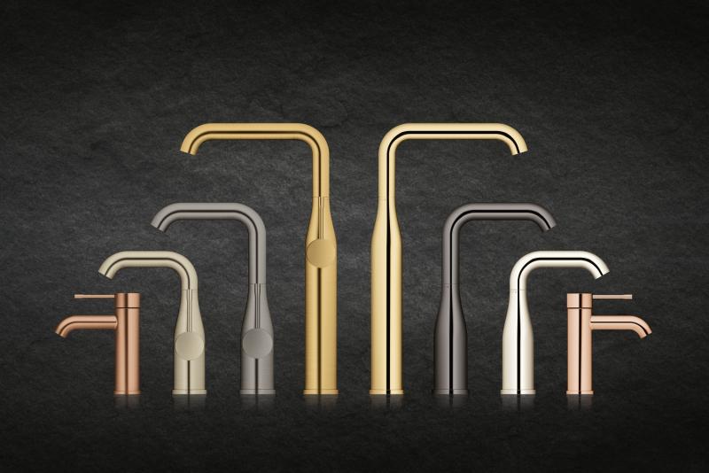 Grohe Essence New håndvaskarmatur u/bundventil - Børstet warm sunset Grohe Essence New håndvaskarmatur u/bundventil - Børstet warm sunset