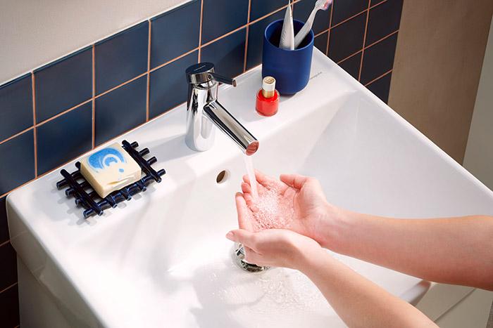 hansgrohe Zesis S h&aring;ndvaskarmatur 70 CoolStart m/push-open bundventil - Krom