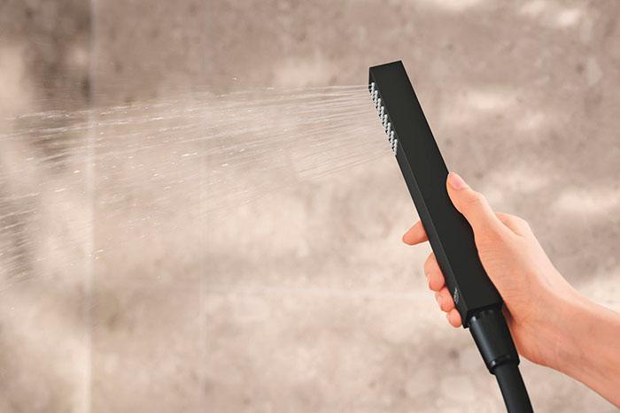 Grohe Precision Vitalio Rain Cube 310 komplet brusesystem t/indbygning - Mat sort Grohe Precision Vitalio Rain Cube 310 komplet brusesystem t/indbygning - Mat sort
