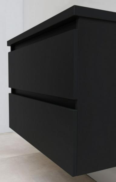 Sanibell Online 80 m&oslash;belpakke  - Mat sort - Flatpack