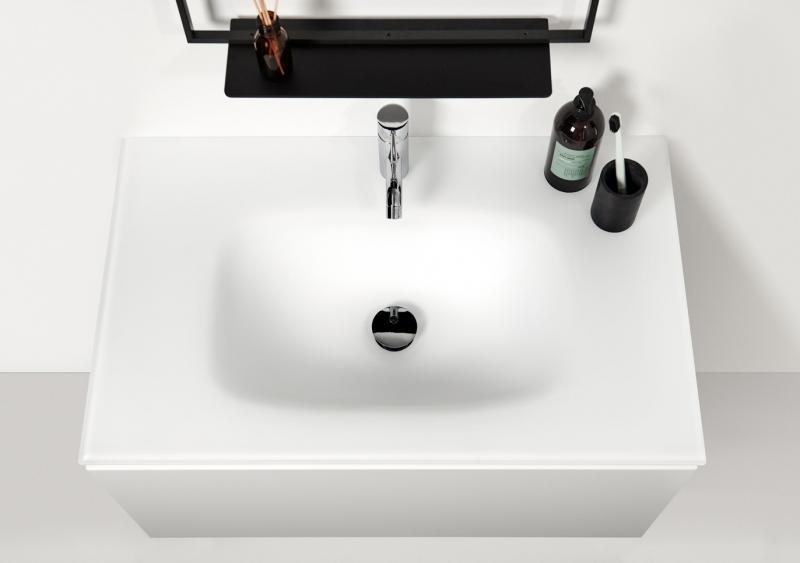 Bath 81 møbelvask i glas - Mat hvid Bath 81 møbelvask i glas - Mat hvid