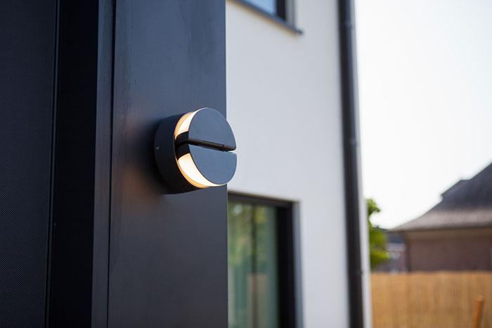 Lutec Architectural Eklips udend&oslash;rs v&aelig;glampe