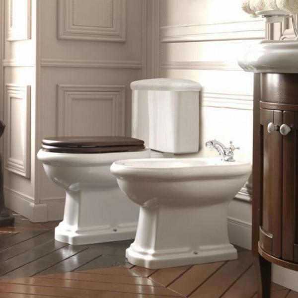 Lavabo Retro Monoblocco gulvstående toilet m/P-lås Lavabo Retro Monoblocco gulvstående toilet m/P-lås