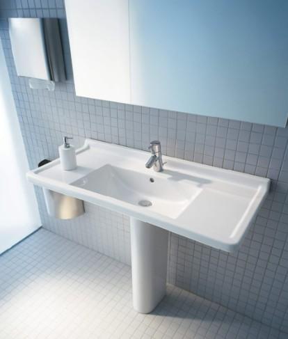 Duravit Starck 3 105 h&aring;ndvask t/v&aelig;g eller m&oslash;bel