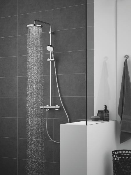 Grohe Tempesta Cosmopolitan 210 brusesystem m/termostat