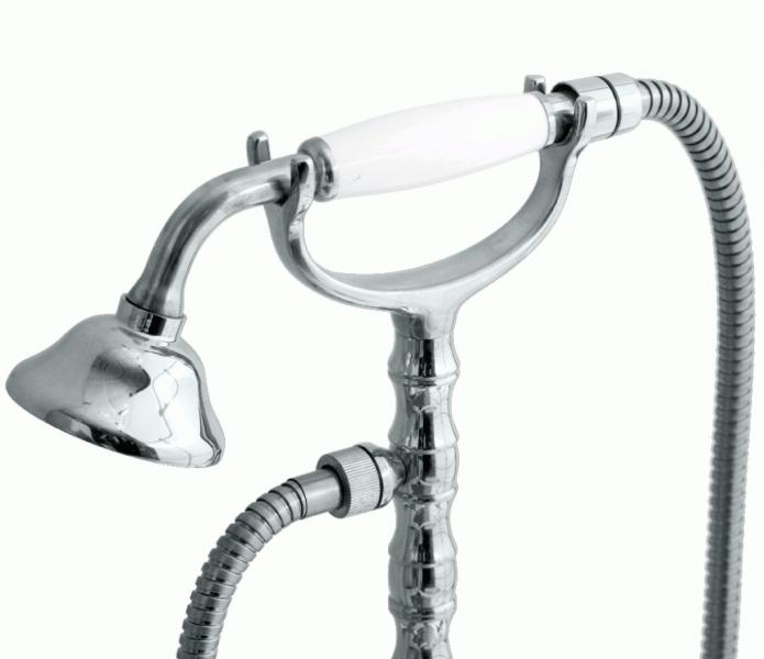 Lavabo Retro badekararmatur m/h&aring;ndbruser - Krom