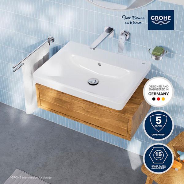 Grohe Euro 2.0 60 håndvask t/væg - Uden hanehul - HyperClean Grohe Euro 2.0 60 håndvask t/væg - Uden hanehul - HyperClean