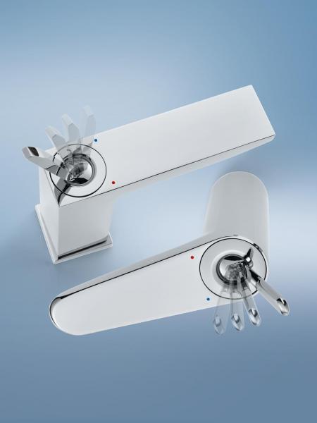 Grohe Eurodisc Joystick h&aring;ndvaskarmatur - Krom/medium