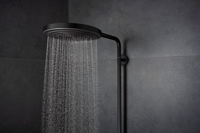 hansgrohe Pulsify S Puro & Tecturis komplet pakke til badev&aelig;relset - Mat sort