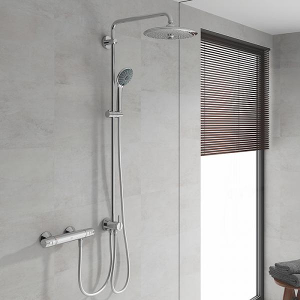Grohe Precision Trend brusetermostat m/termostat - Krom Grohe Precision Trend brusetermostat m/termostat - Krom
