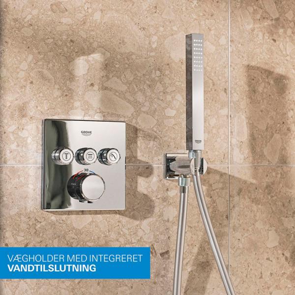 Grohe Precision SmartControl 310 komplet brusesystem til indbygning - Firkantet