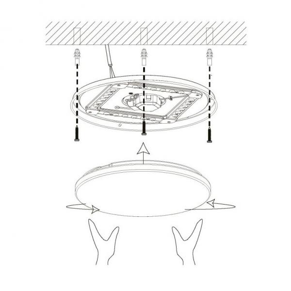 Eglo Pogliola v&aelig;g- og loftslampe